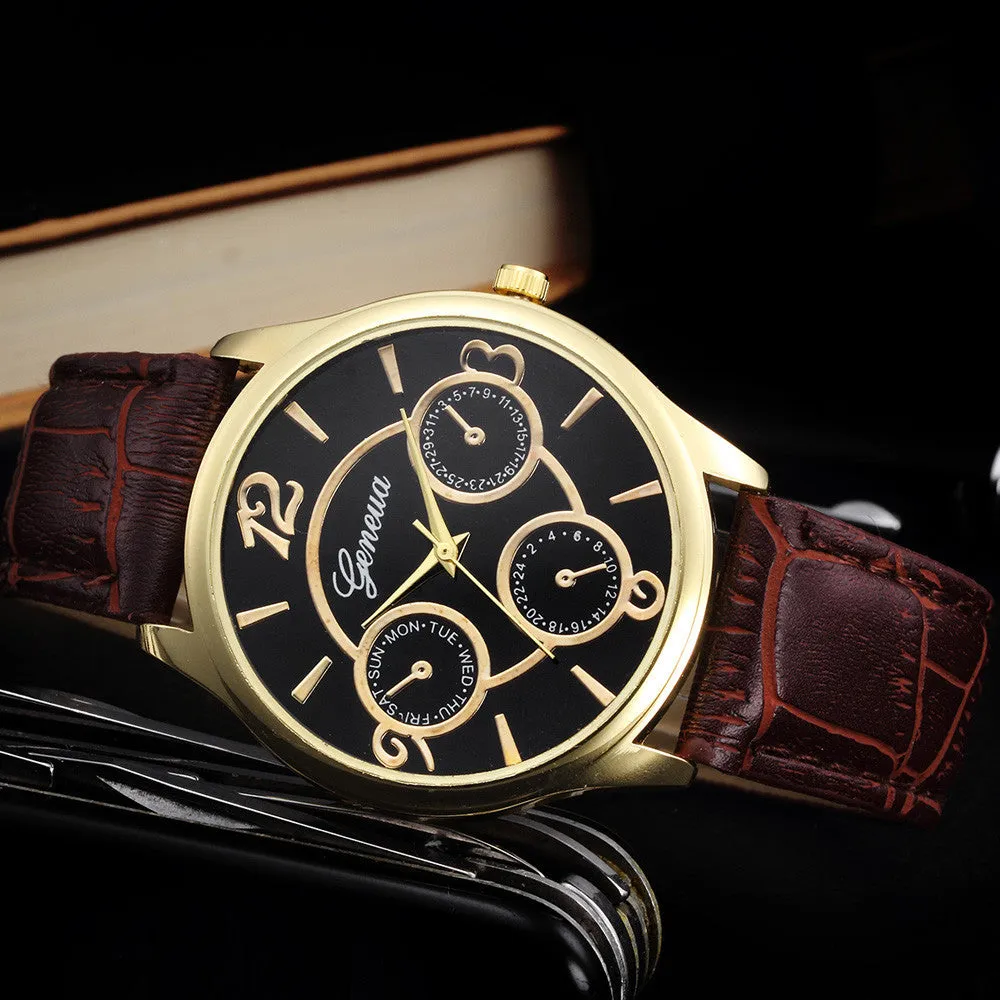 Men's Quartz Stainless Steel Business Watch