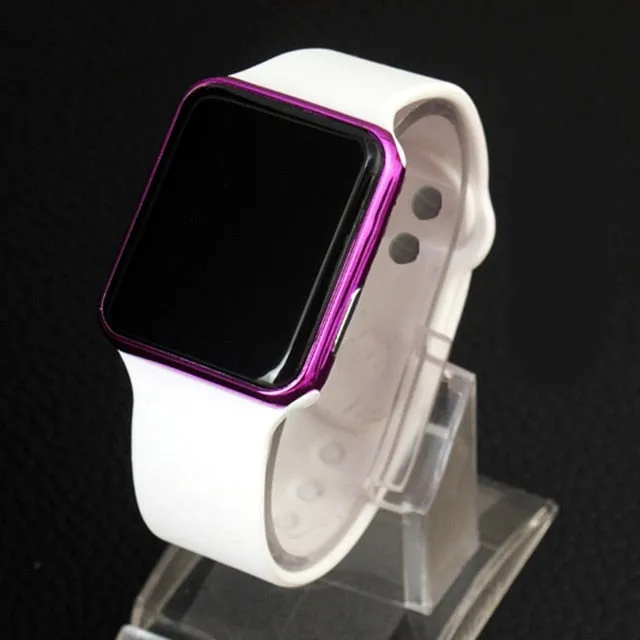 Men's Silicone Led Digital Watches