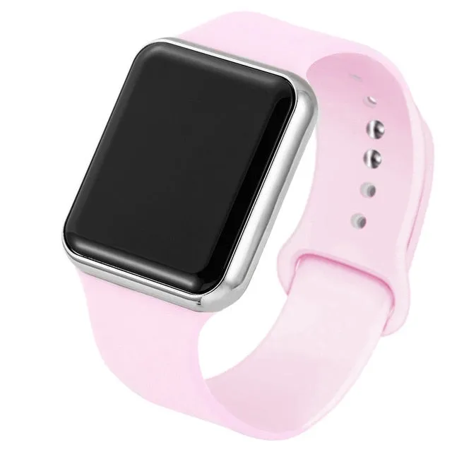 Men's Silicone Led Digital Watches