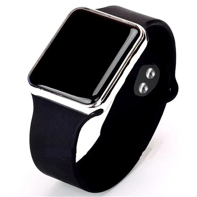 Men's Silicone Led Digital Watches