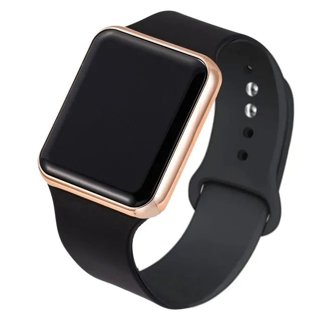 Men's Silicone Led Digital Watches