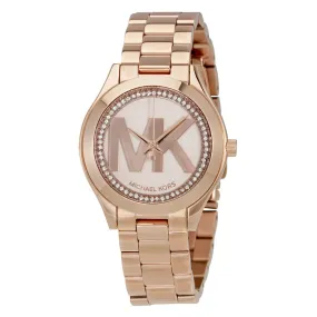 Michael Kors Mini Slim Runway Rose Dial Ladies Watch MK3549