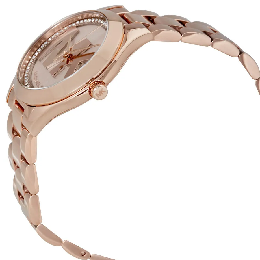 Michael Kors Mini Slim Runway Rose Dial Ladies Watch MK3549