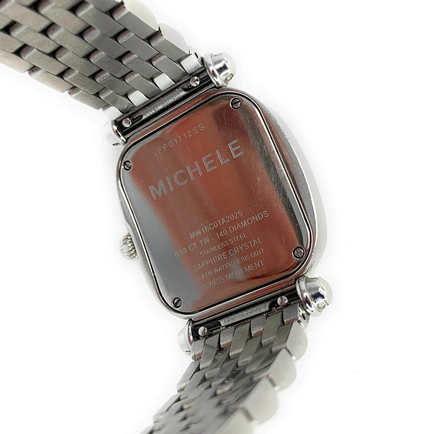 Michele Women's MWW16C01A2025 'Caber Isle' Diamond Stainless Steel Watch