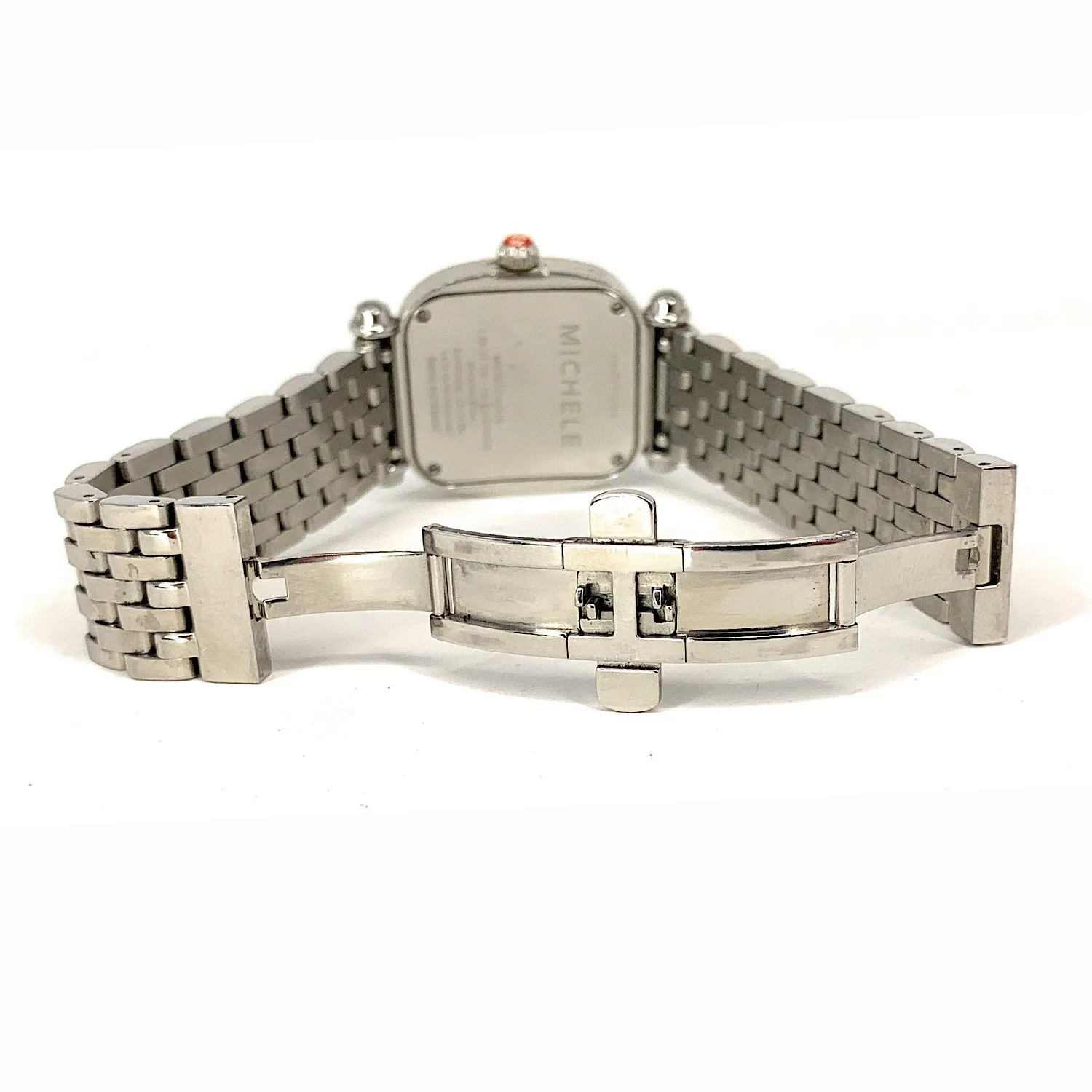 Michele Women's MWW16C01A2025 'Caber Isle' Diamond Stainless Steel Watch
