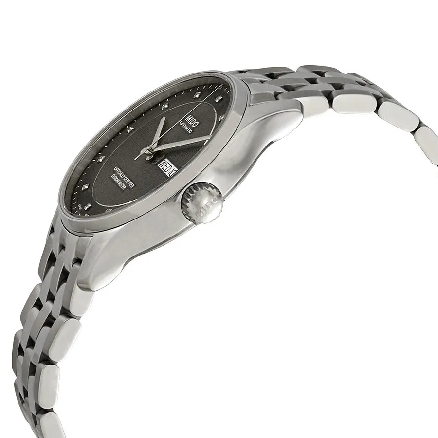 Mido Belluna Automatic Diamond Black Dial Men's Watch M0014311106692