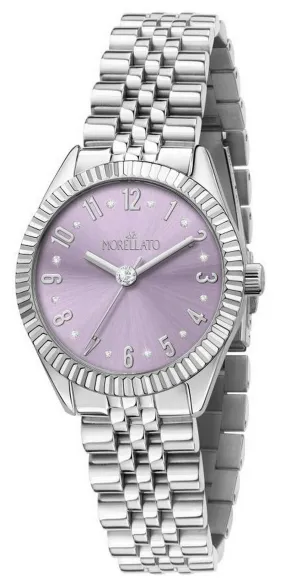 Morellato Magia Purple Dial Stainless Steel Quartz R0153165517 Womens Watch