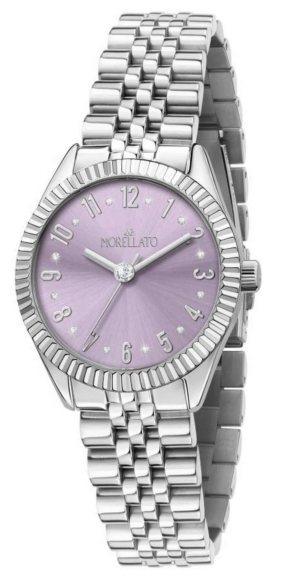Morellato Magia Purple Dial Stainless Steel Quartz R0153165517 Womens Watch