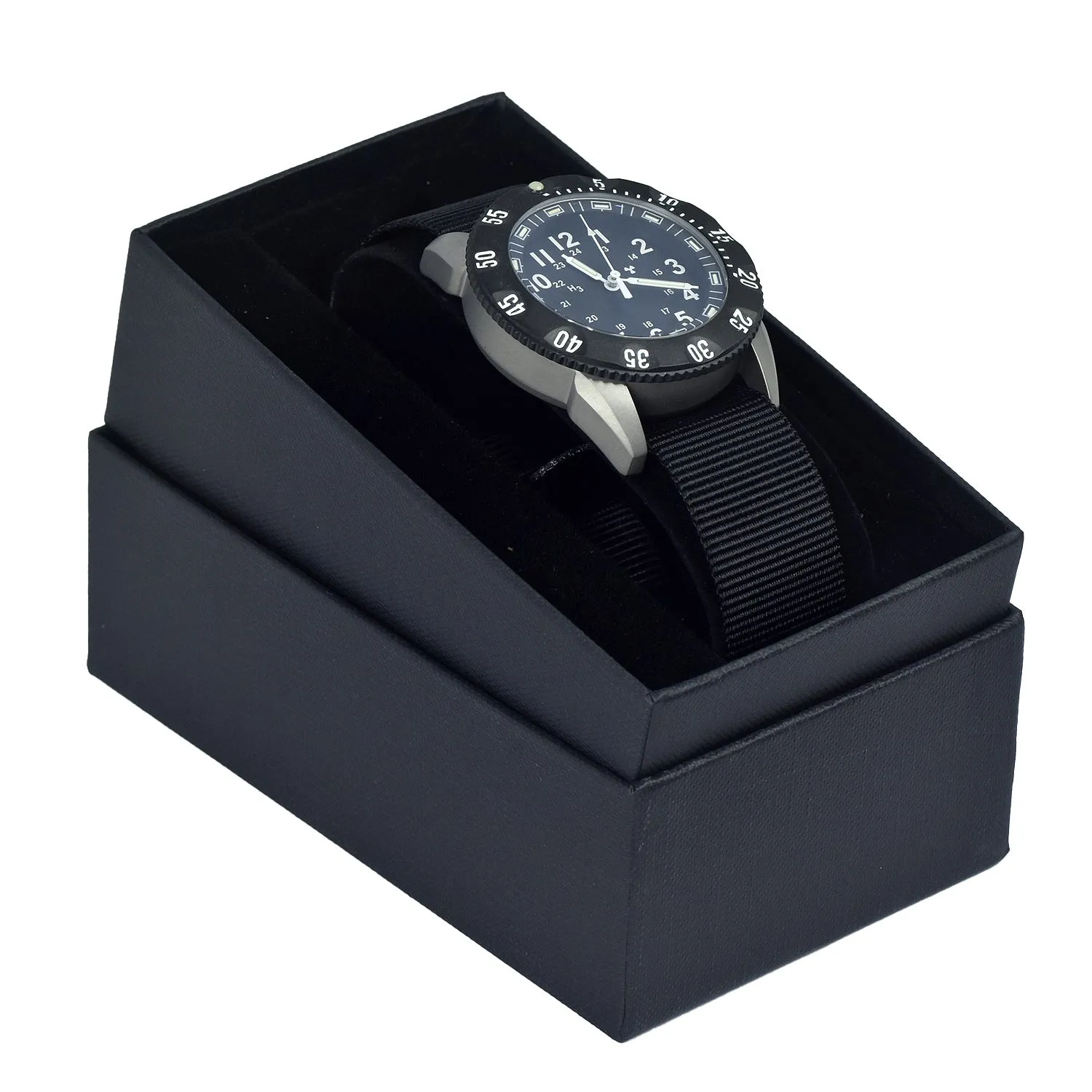 MWC P656 Titanium Tactical Series Watch with GTLS Tritium and Ten Year Battery Life (Non Date Version)