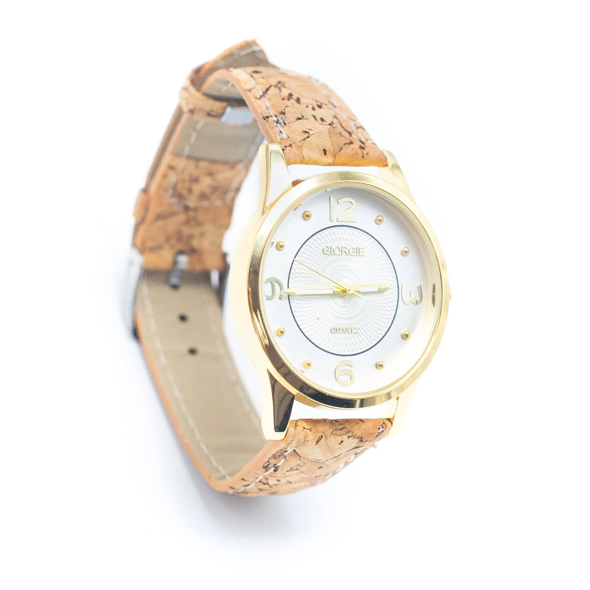 Natural Cork Strap watch women fashion Watch WA-395（without box)