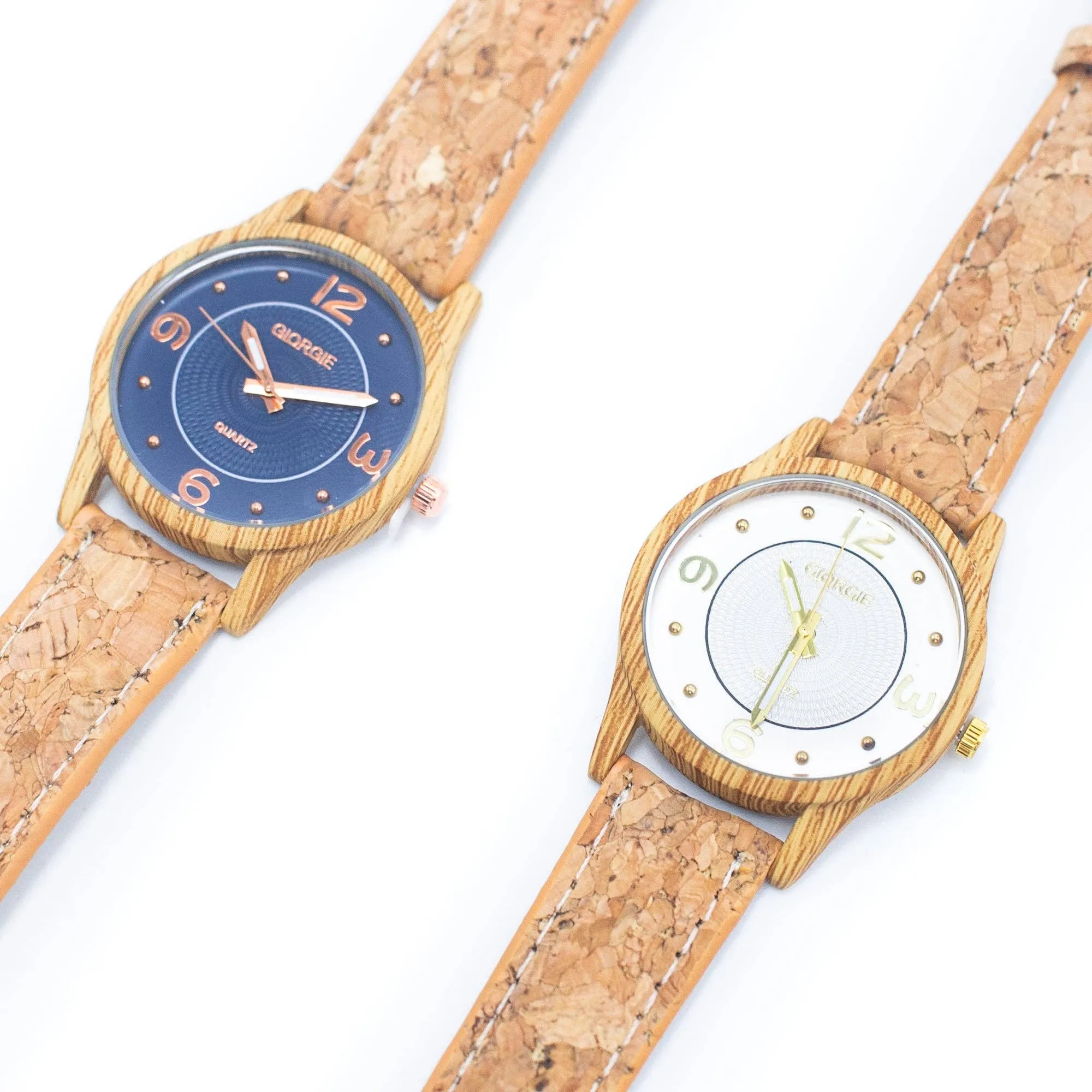 Natural Cork Strap watch women fashion Watch WA-395（without box)