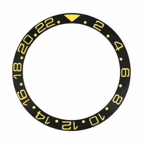 NEW BEZEL INSERT CERAMIC FOR ROLEX GMT MASTER II 116710 116713 116710LN BLACK GF