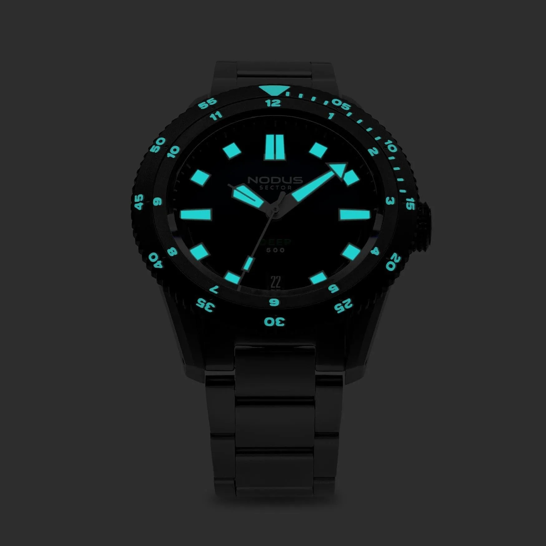 Nodus Sector Deep Orthodox Automatic Dive Watch - Blue Dial