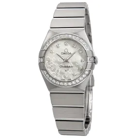 Omega Constellation Mother of Pearl Diamond Dial Ladies Watch 123.15.24.60.55.005