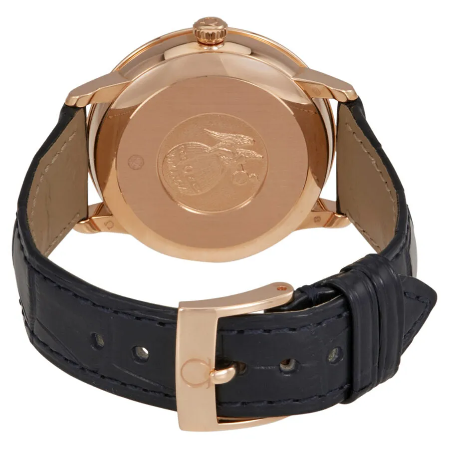 Omega De Ville Prestige Blue Diamond Dial Ladies Watch 424.53.33.20.53.001