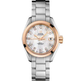 Omega Seamaster Aqua Terra 150M 30 mm, steel - red gold on steel