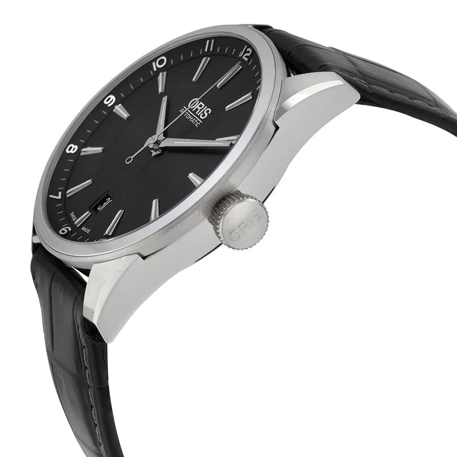 Oris Artix Automatic Black Dial Black Leather Men's Watch 733-7713-4034LS 01 733 7713 4034-07 5 19 81FC