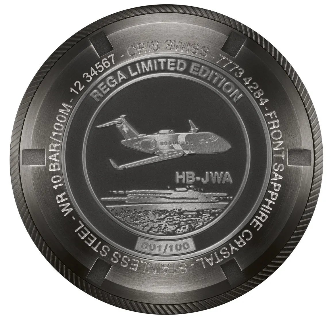 ORS Watch Big Crown ProPilot Rega Fleet Bombardier Challenger 65 HB-JWA Limited Edition