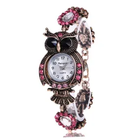 Owl Fashion Women Bracelet Watch