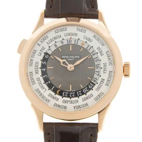 Patek Philippe Complications World Time Automatic Grey Dial Men's Watch 5230R-012