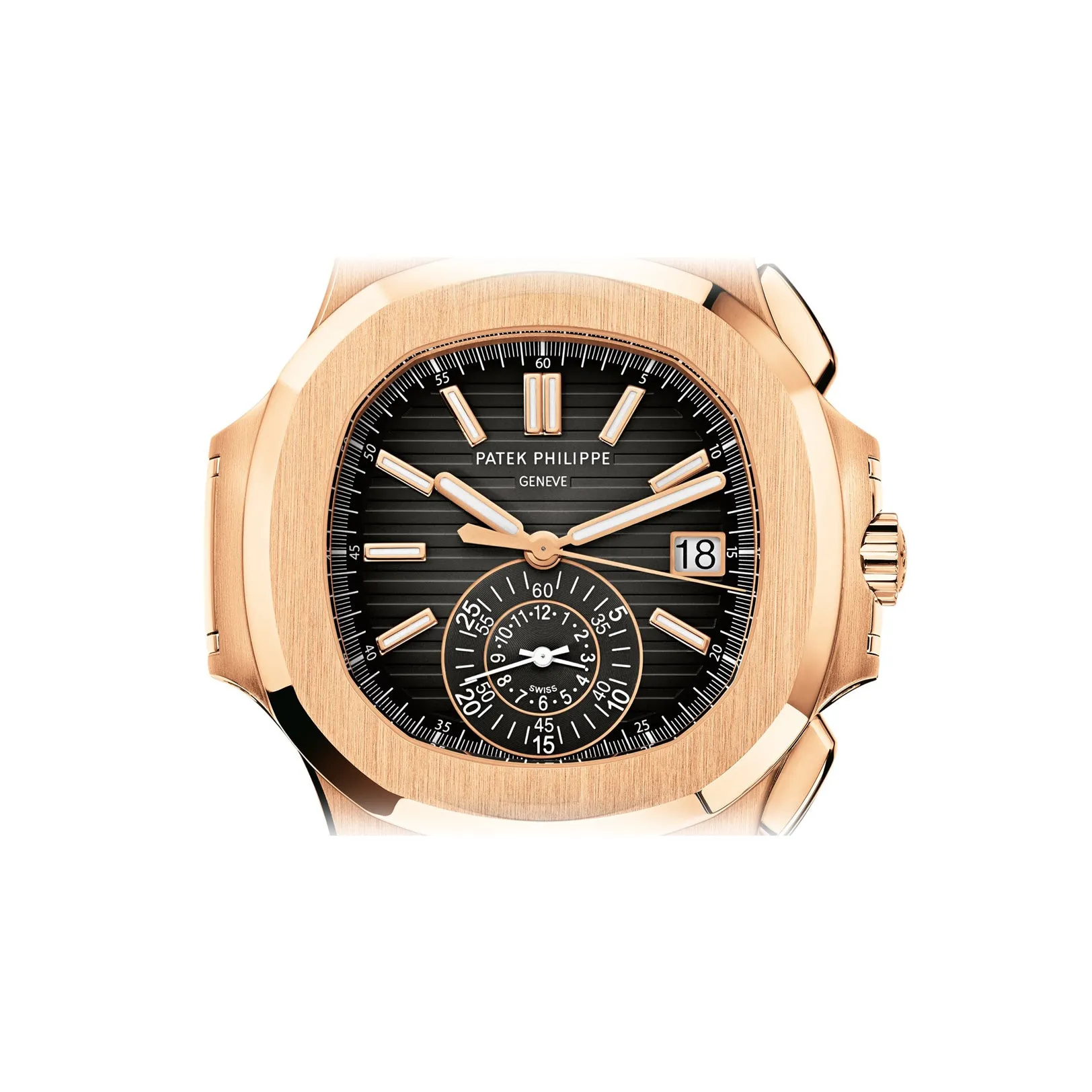 Patek Philippe Nautilus 5980/1R-001 – Rose Gold, Black Gradient Dial, Flyback Chronograph