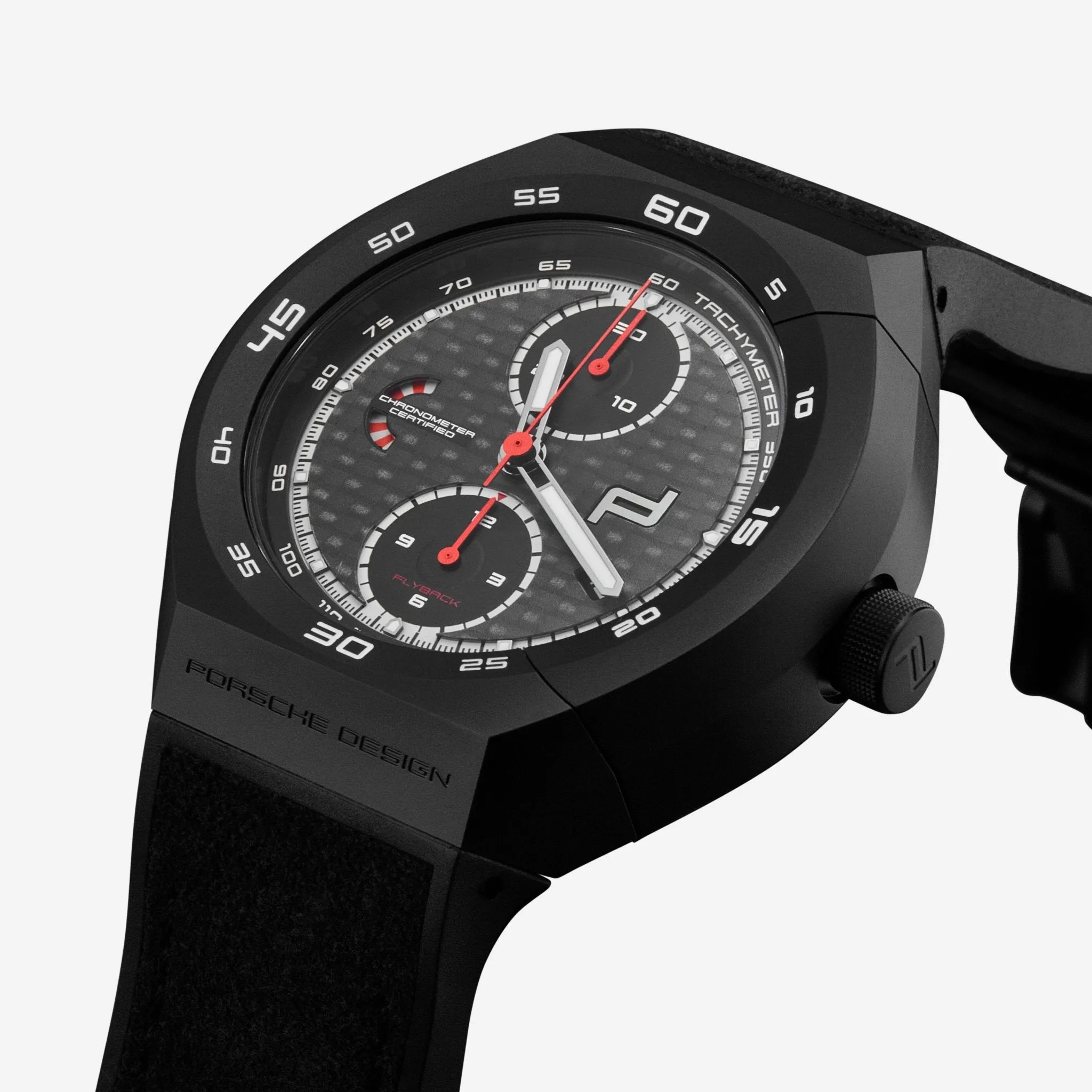 Porsche Monobloc Actuator Chronograph Flyback Limited Edition Titanium Men's Automatic Watch 6033.6.01.009.06.2
