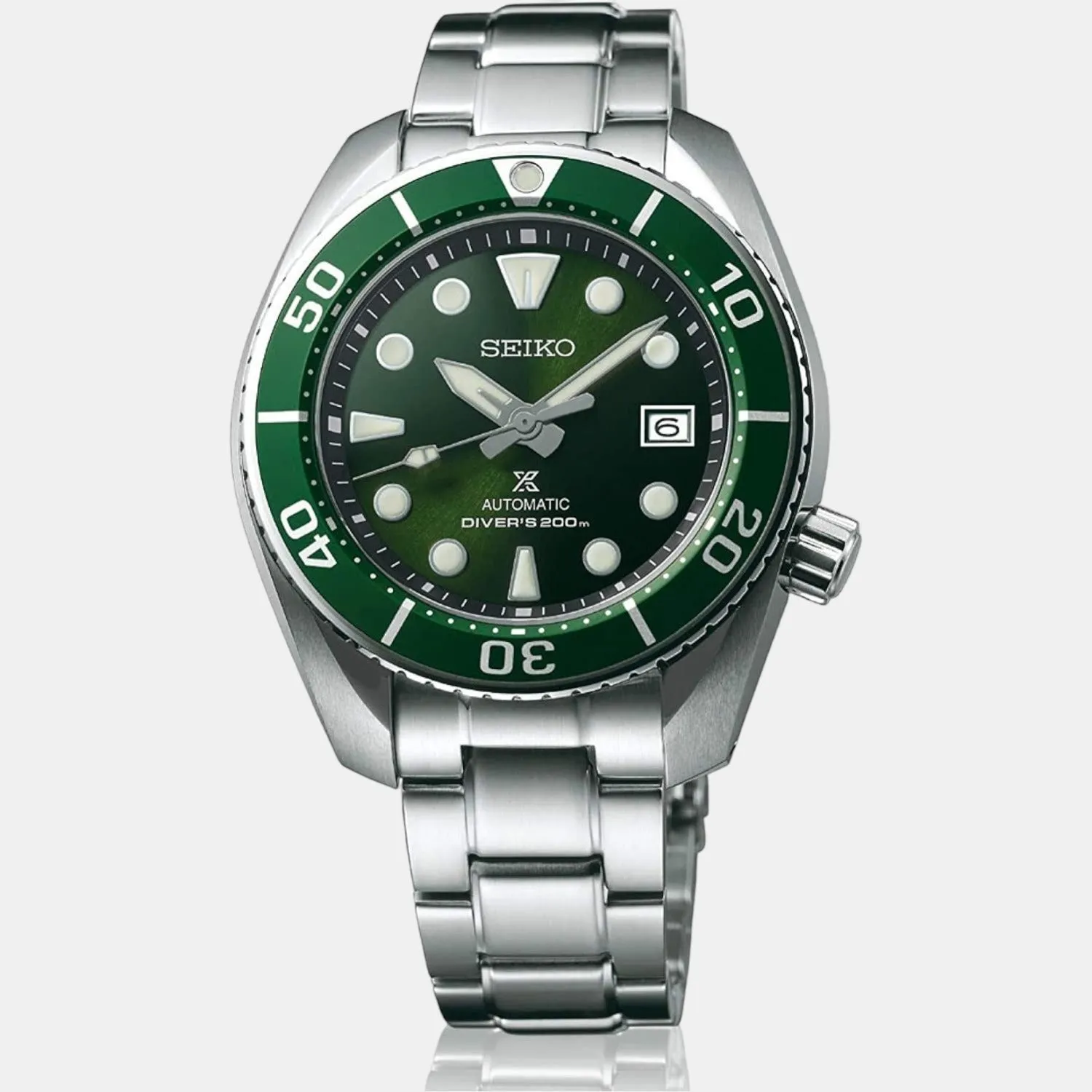 Prospex Men's Green Stainless Steel Automatic Chronograph Watch SPB103J1
