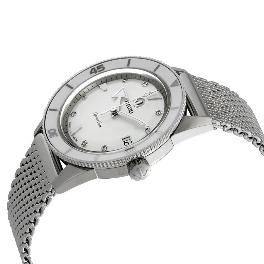Rado HyperChrome Captain Cook Automatic Diamond Silver Dial Ladies Watch R32500703