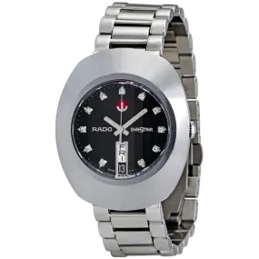 Rado Original Diastar Black Dial Diamond Men's Watch R12408614