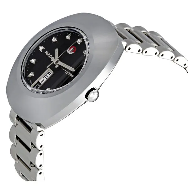 Rado Original Diastar Black Dial Diamond Men's Watch R12408614