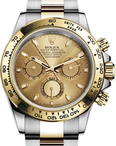 Rolex Cosmograph Daytona Chronograph Stainless steel & 18K Yellow Gold Unisex Watch