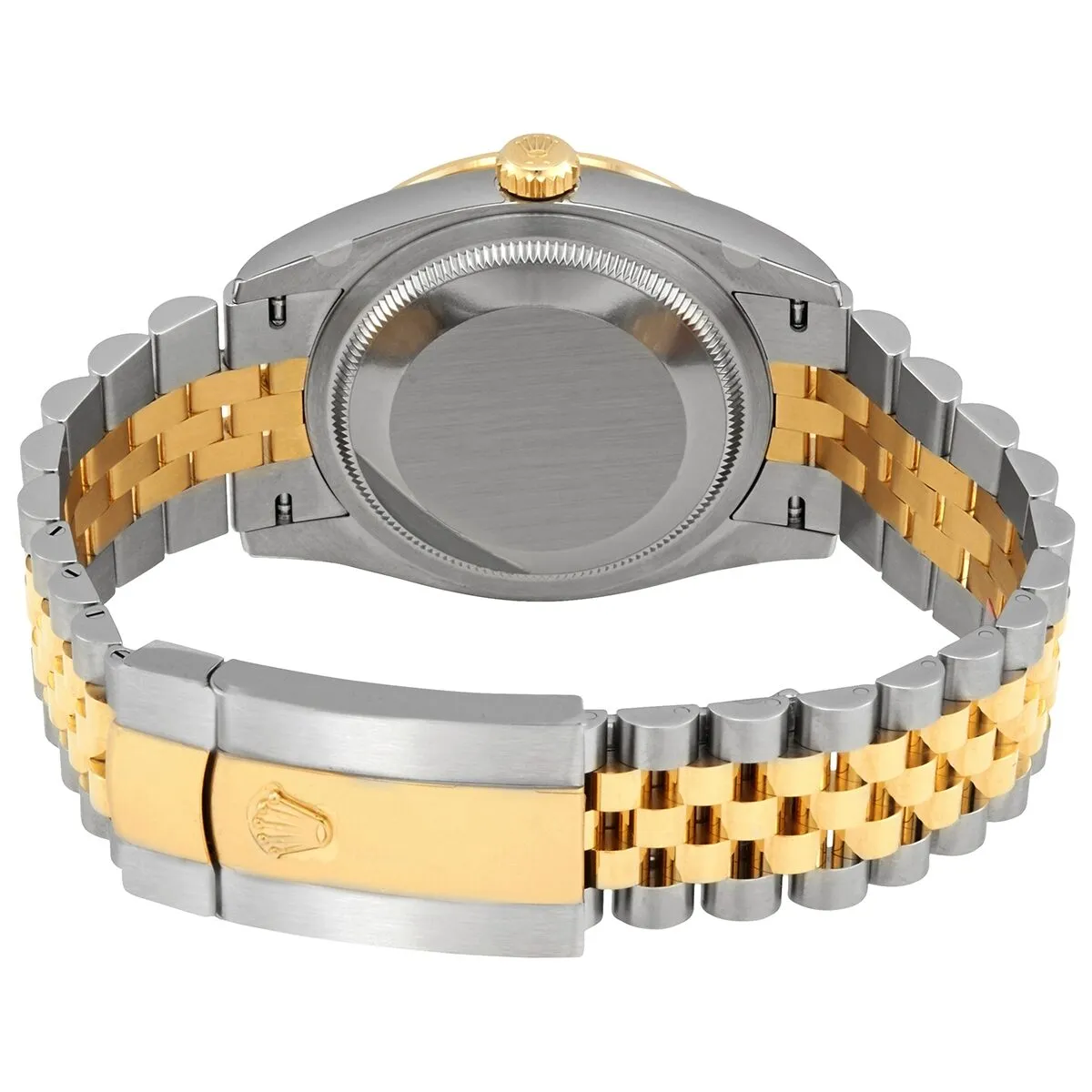 Rolex Datejust 36 Black Diamond Dial Men's Steel and 18kt Yellow Gold Jubilee Watch 126283BKDJ