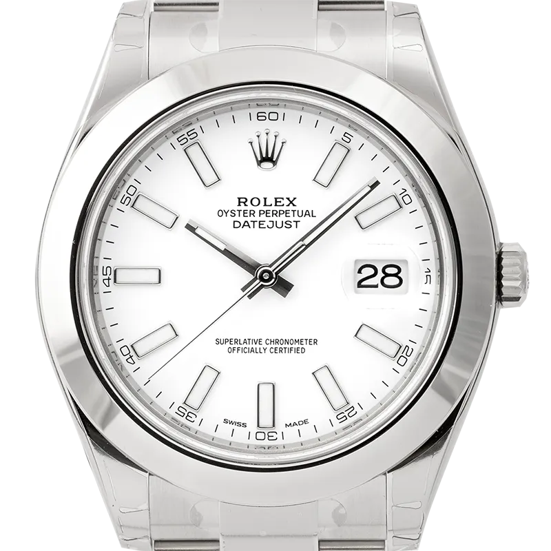Rolex DateJust II Stainless Steel White/Index 116300