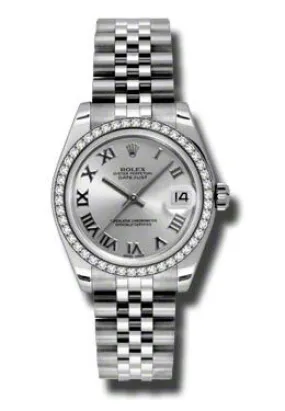 Rolex Datejust Lady 31 Silver Dial Stainless Steel Jubilee Bracelet Automatic Watch 178384SRJ