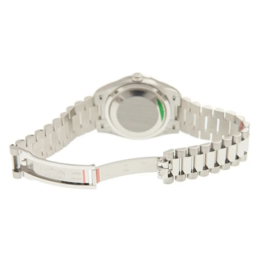 Rolex Day-Date 36 Silver Dial 18kt White Gold President Watch 128349SSP