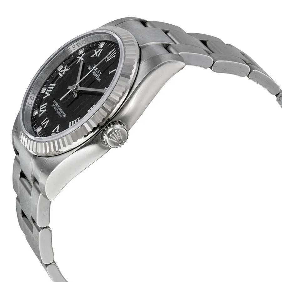 Rolex Oyster Perpetual 36 mm Black Dial Stainless Steel Bracelet Automatic Unisex Watch 116034BKRDO