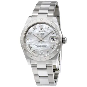 Rolex Oyster Perpetual Datejust 31 Mother of pearl Dial Stainless Steel Bracelet Automatic Ladies Watch 178344MRDO
