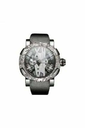 romain jerome steampunk 50mm stainless steel men's watch