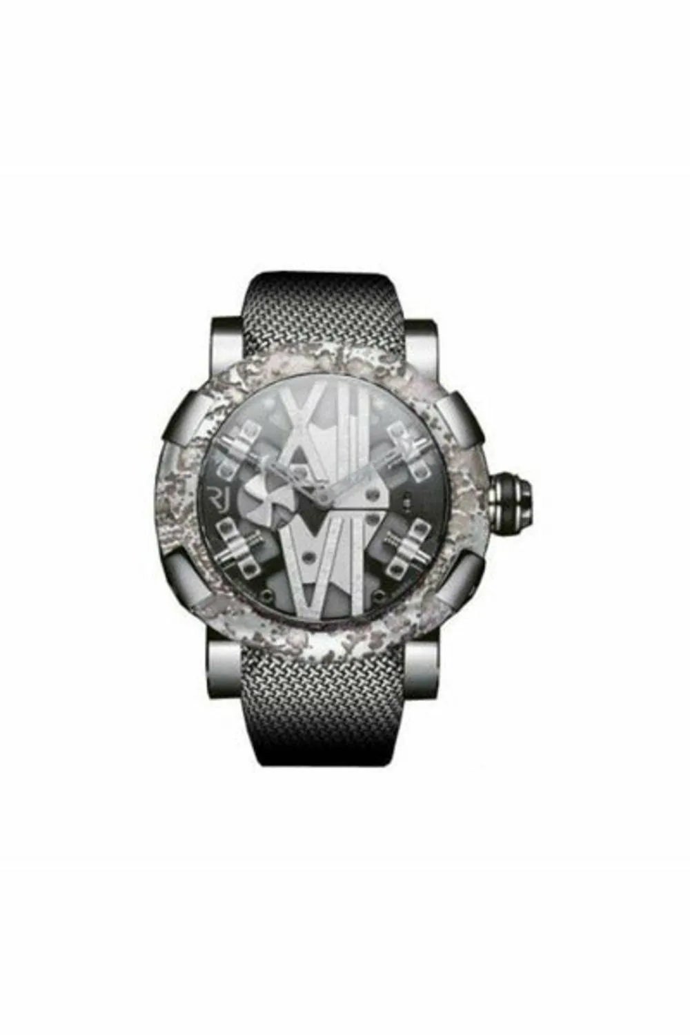 romain jerome steampunk 50mm stainless steel men's watch