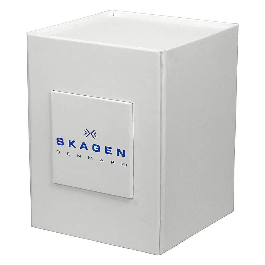 Skagen White Dial Stainless Steel Mesh Men's Watch SKW6025