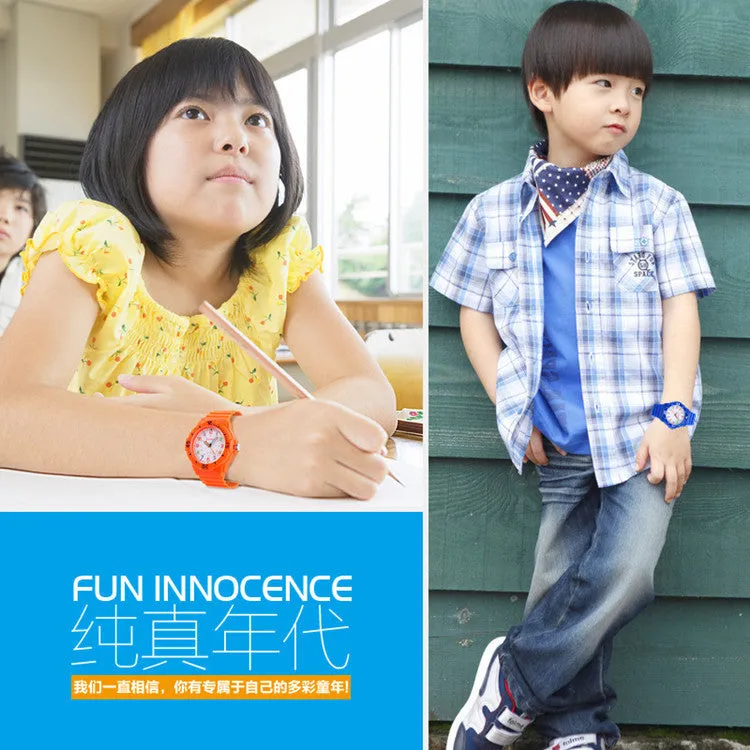 Skmei Children Watch Fashion Casual Watches Quartz Wristwatches Waterproof Jelly Kids Clock boys Hours girls Students Wristwatch