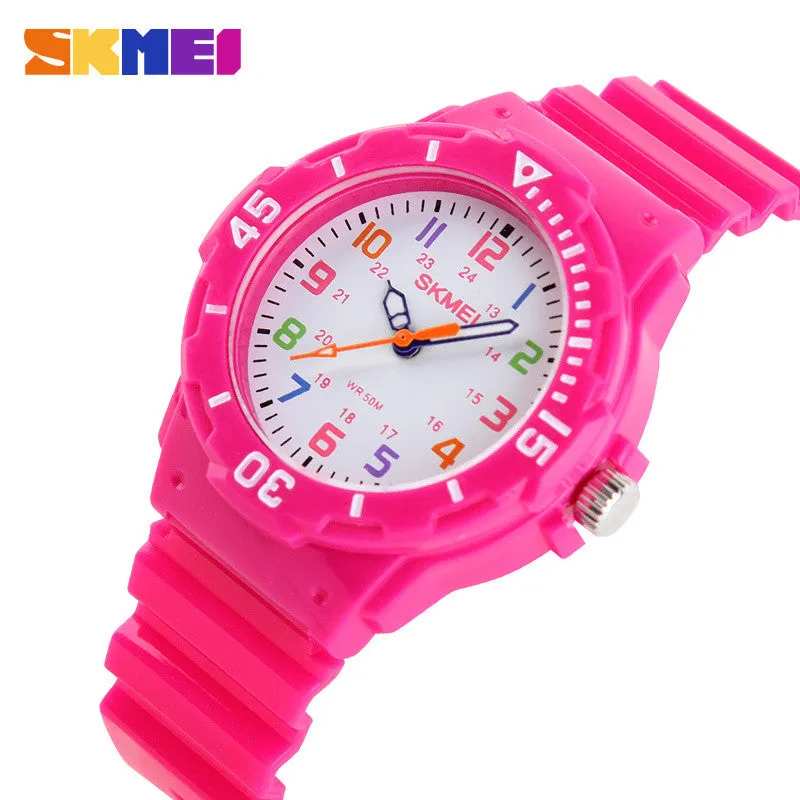 Skmei Children Watch Fashion Casual Watches Quartz Wristwatches Waterproof Jelly Kids Clock boys Hours girls Students Wristwatch