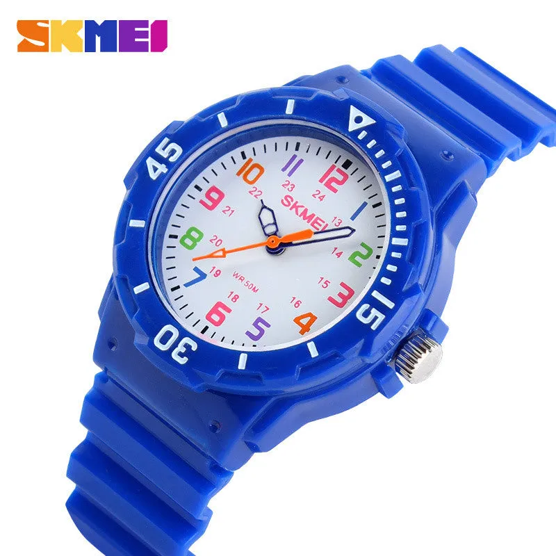 Skmei Children Watch Fashion Casual Watches Quartz Wristwatches Waterproof Jelly Kids Clock boys Hours girls Students Wristwatch