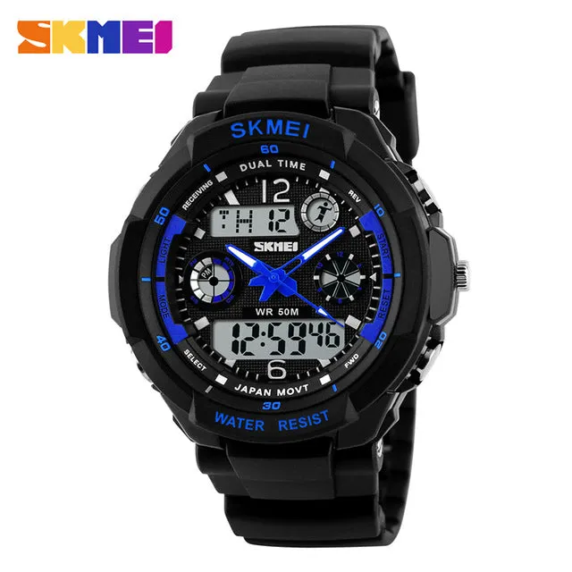 SKMEI Luxury Brand Sports Watches Shock Resistant Men LED Watch Military Digital Quartz Wristwatches Relogio Masculino 0931