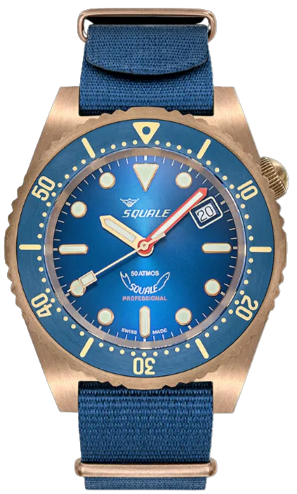 Squale 50 Atmos Bronze 1521 1521BRONBL