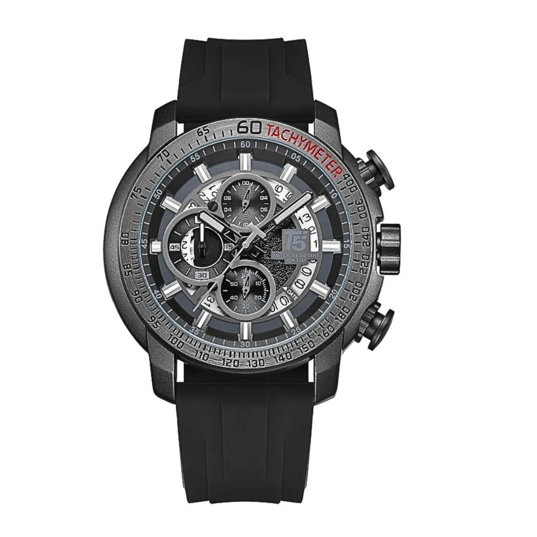 T5 CALIBRE SERIES WATCH-BLK