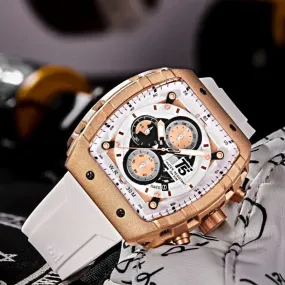T5 GLIDER SERIES WATCH-WHT