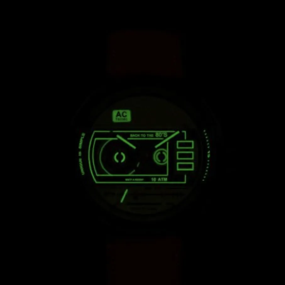 TACS CASSETTE WATCH - CHROME (TS2303A)