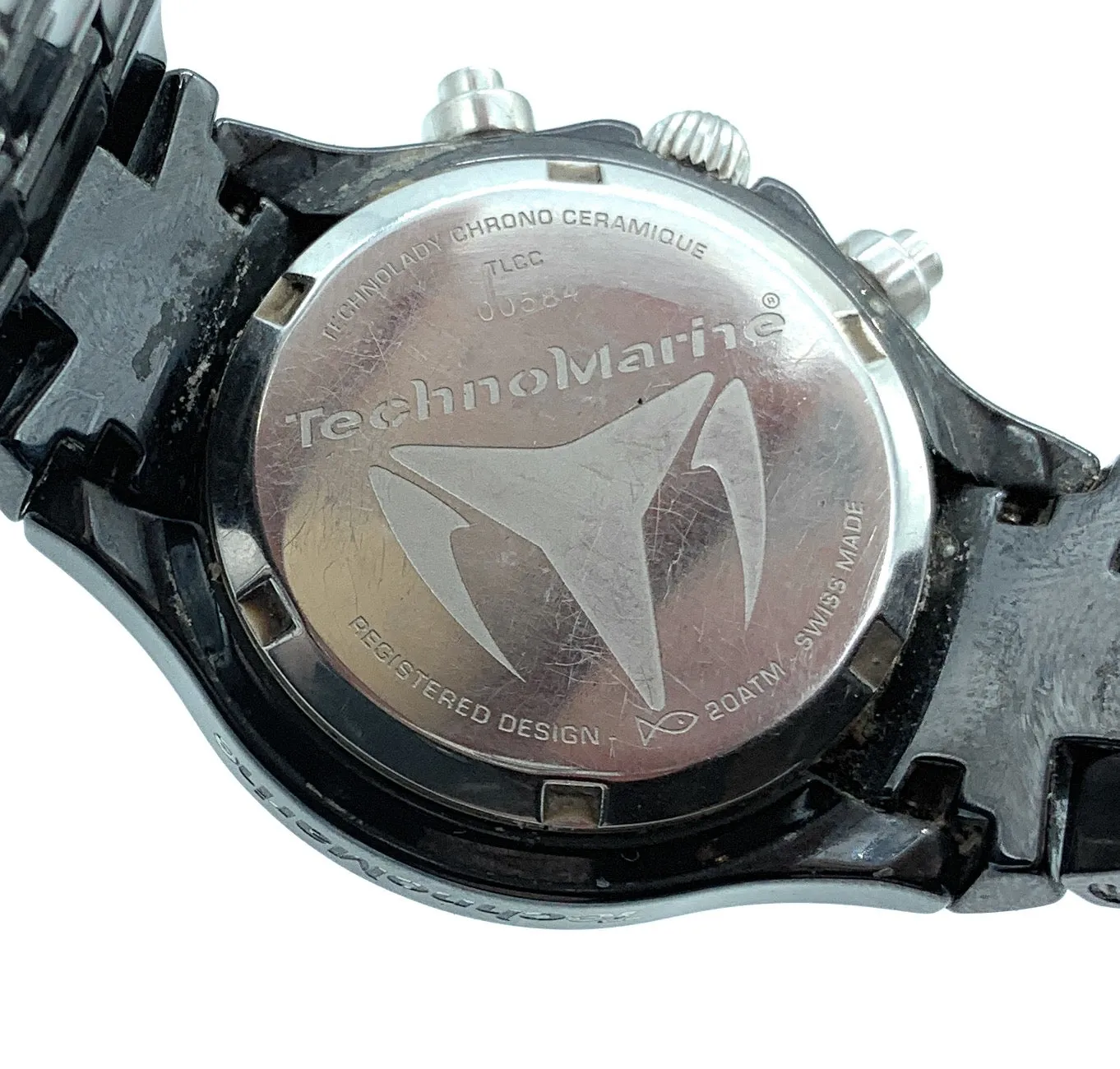 Technomarine TLCC 00584 Black Ceramic Ladies Watch