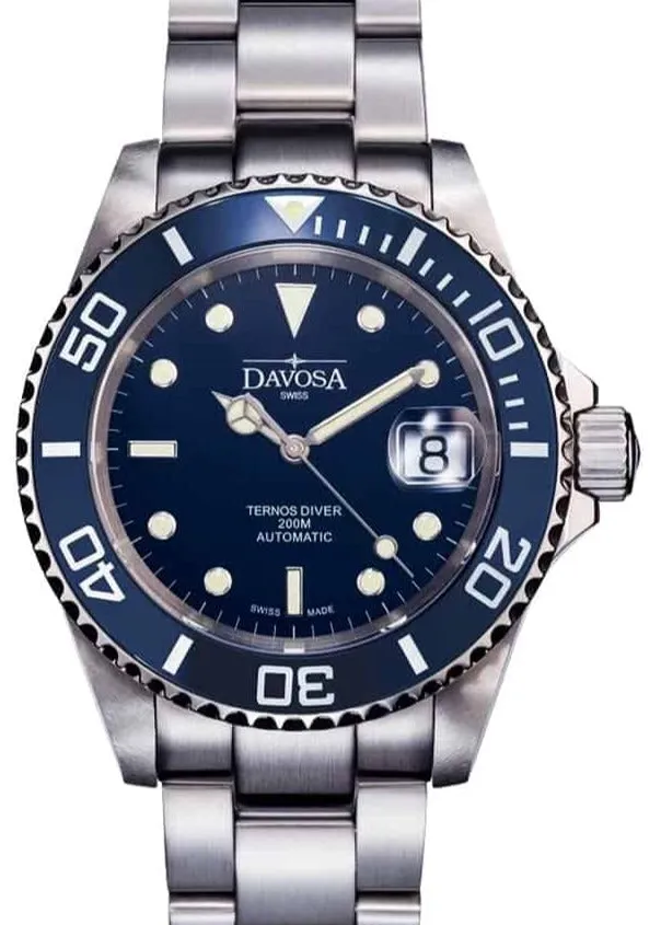 Ternos Ceramic Automatic 200m Blue Diving Watch 16155540